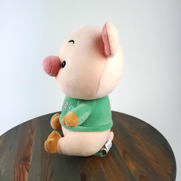 RARE Duoai Plush HAPPY PIG So Soft and Cute ✨🐷 8.5 " - Picture 2 of 6